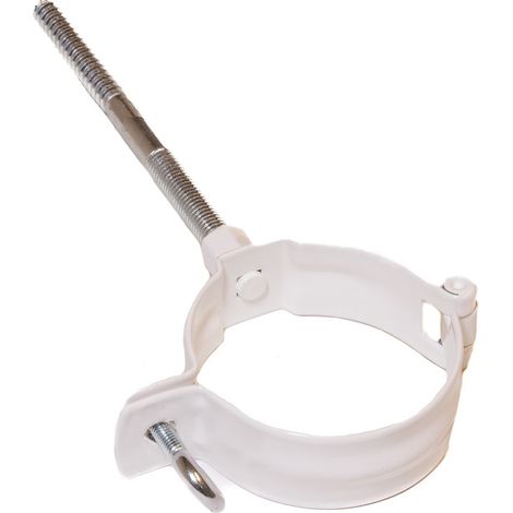 TJ90 Alu-Rohrschelle weiß RAL 9016