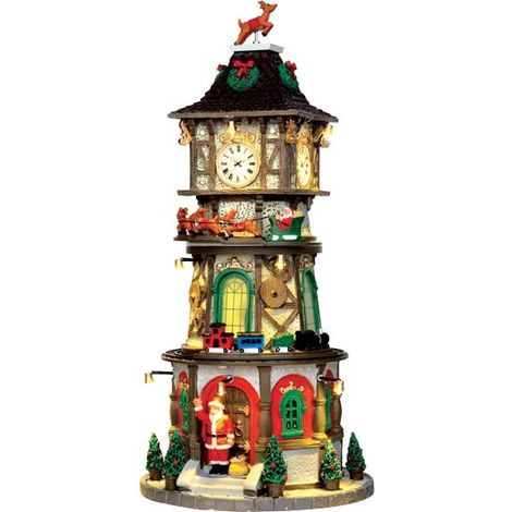 Christmas Clock Tower con fuente de alimentación 4.5V Cód. 45735