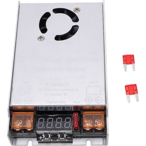 Contrôleur de Charge solaire MPPT 450W, affichage LED, haute efficacité pour batterie au Lithium LiFePO4 Gel (1/5)