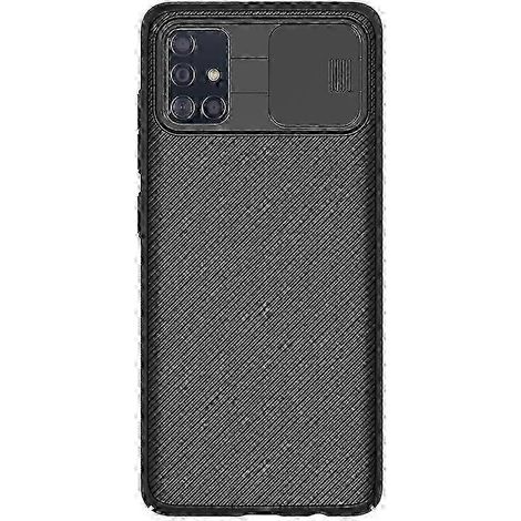 Étui Nillkin Black Mirror PC Camshield pour Samsung Galaxy A52 : Protection intégrale anti-rayures et contre les accidents
