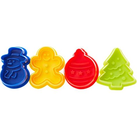 Ibili 733100 Set di stampini natalizi multicolore (1/4)
