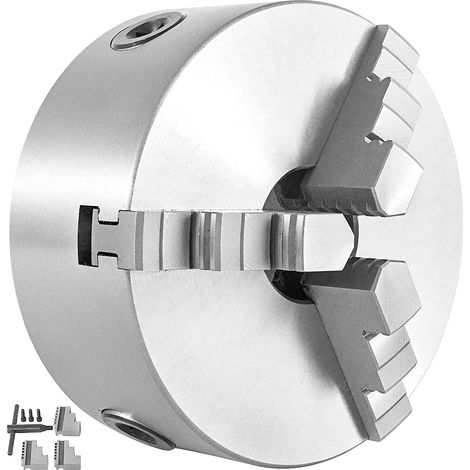 K11-100 Mandril autocentrante de tres mordazas de 4 pulgadas y 10 cm para torno de enmarcado (1/5)