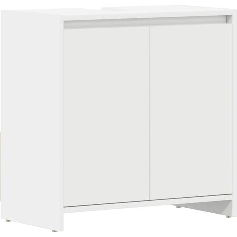 Maison Exclusive - Armario de baño madera contrachapada blanco 60 (1/5)