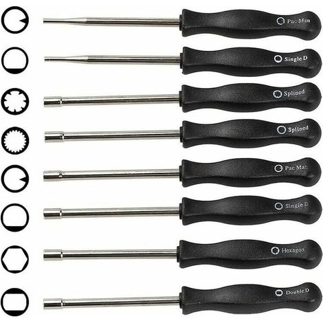 8Pcs Carburetor Adjustment Tool Set, Carburetor Screwdriver Cleaning Engine Repair