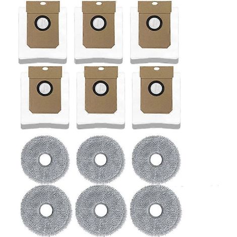 Accessoires pour aspirateur robot Cecotec Conga 11090 : taux d’efficacité antibactérienne de 99 %, chiffon de nettoyage et sac à poussière de rechange pour un nettoyage hygiénique. (1/5)