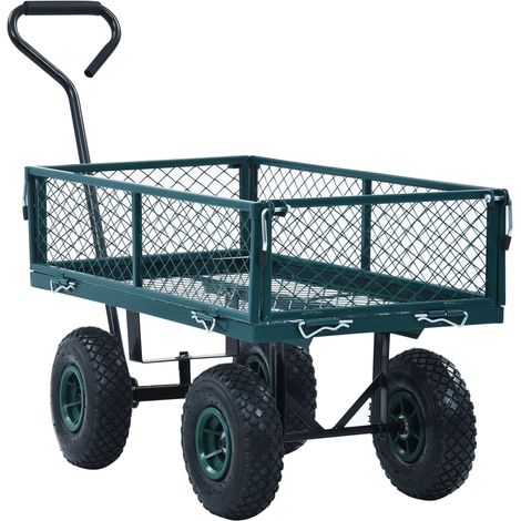 Chariot Ă main de jardin Vert 250 kg CFW924249 (1/5)