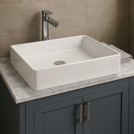 Ideal Standard Strada Vessel Sit-On Countertop Basin 500mm Wide - White (1/3)
