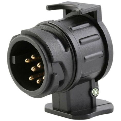 Adaptateur Prise Remorque 13 Broches vers 7 Broches Connecteur Fiche Attelage Voiture pour Tracteur, Caravane, Porte-vélo (1/5)