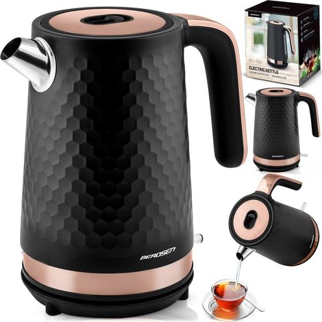 Hervidor Eléctrico 1.7L BD-705 Negro/Cobre