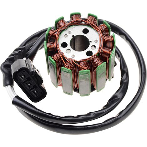 Motorcycle generator repair kit for Yamaha YZF-R1 (04-08) / FZ1 (06-10) special charging system (4-piece): stator coil, flywheel magnet, paper pad and rectifier.--BIEMMEDUE (1/5)