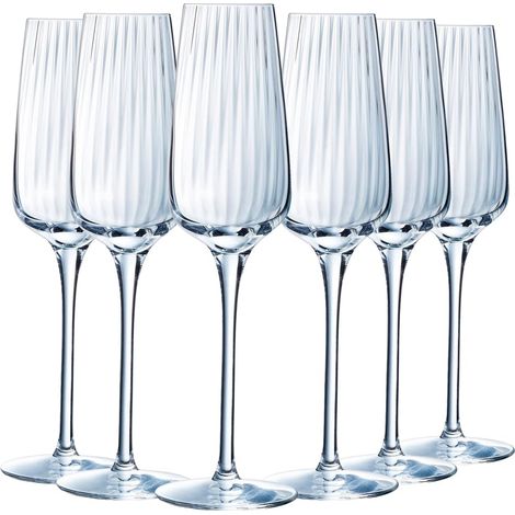 Flûte à Champagne Symétrie 21 cl Lot de 6 (1/5)