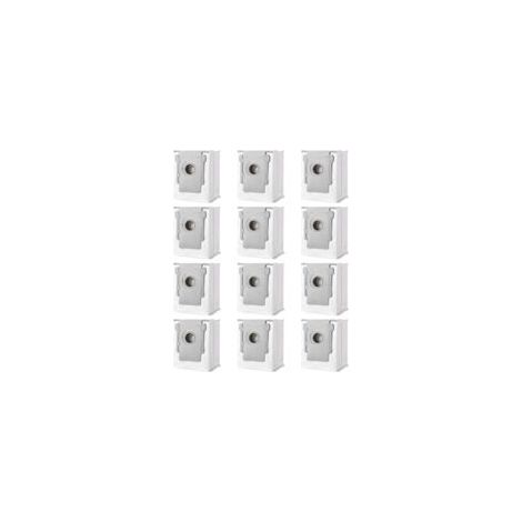 Paquete de 12 bolsas de repuesto compatibles para iRobot i7 i7+ / i7 Plus E5 E6 E7 S9, accesorios de limpieza para aspiradora Roomba i7, para aspiradora básica - Crezuo
