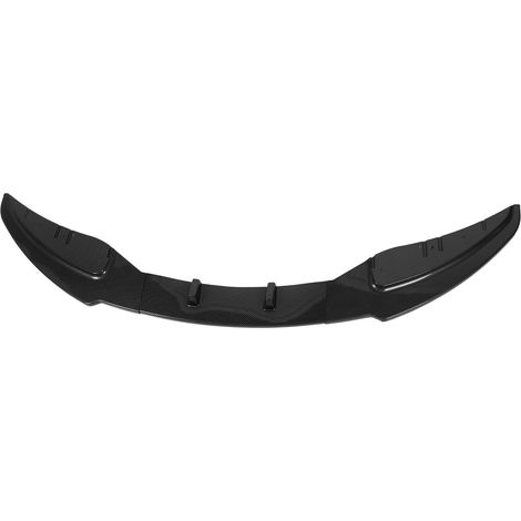 3 pièces Spoiler avant pour pare-chocs avant pour Série 1 E81 E82 E87 E88 LCI Édition standard 2008 à 2011 Style fibre de carbone