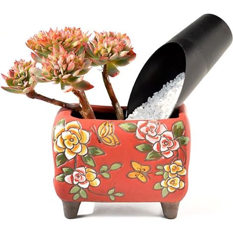 Plastic Bonsai Scoop Garden Bucket Soil Shovel Hand Shovel Mini Scoop Potting Shovel Indoor Planting Tool for Flowers (1/3)
