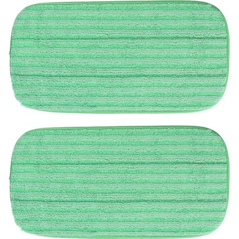 2 Pièces Tête de Serpillière Microfibre, Lavable pour Nettoyage Humide et Sec - Compatible Swiffer WetJet (1/5)