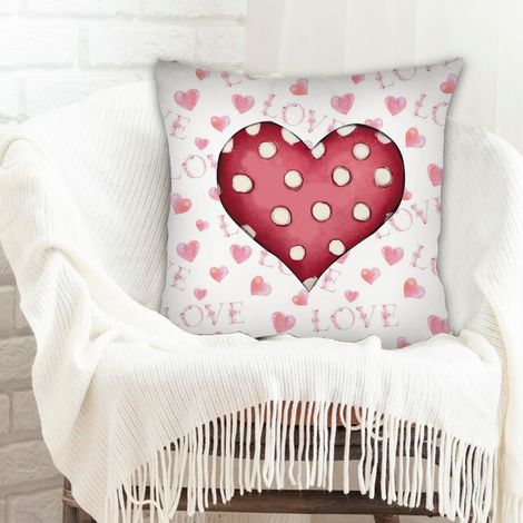 Housses de coussin en polyester résistante résistant aux tachespour la Fête des Mères et des Pères