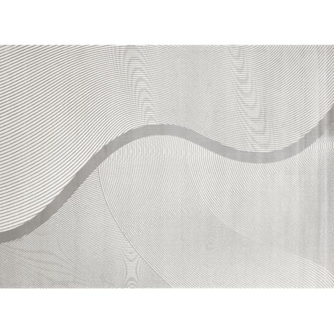 Tapis gris à motifs vague 160 x 230 cm KANSAS (1/5)