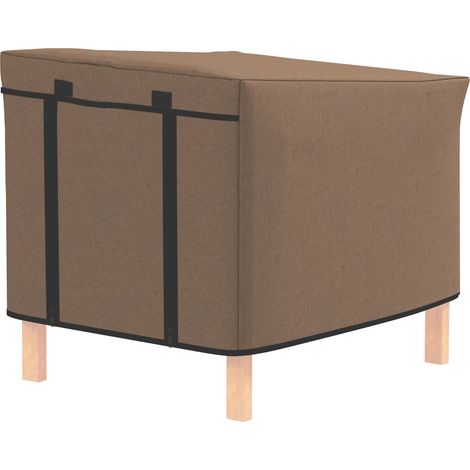 PawHut Rabbit Hutch Cover Guinea Pig Hutch Cover for Model X-D2-0047, Brown (1/5)