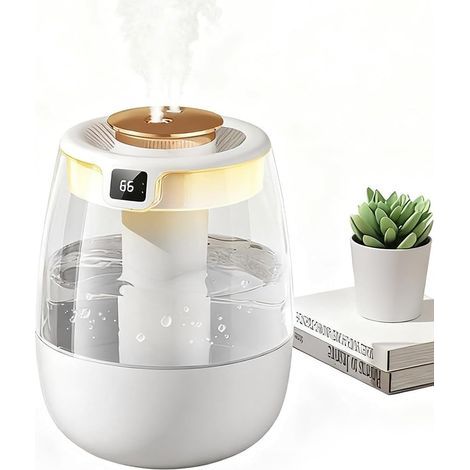 Humidificateur 1,35L avec UV, écran, 3 modes, buse 360°, arrêt auto. Silencieux. (1/5)