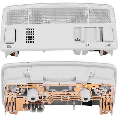Innenraumleseleuchte für VW Golf 4 Bora Passat Škoda, grau getönt, LED-Lampe, Referenz 1TD947105, Fahrzeuginnenbeleuchtung, Originalteil. (1/5)