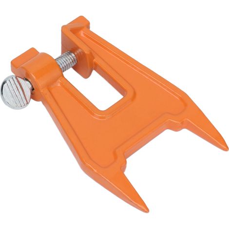 Taille-crayon pour chaîne de tronçonneuse, étau de fixation pour guide et barre, support de guide-chaîne, orange (1/5)
