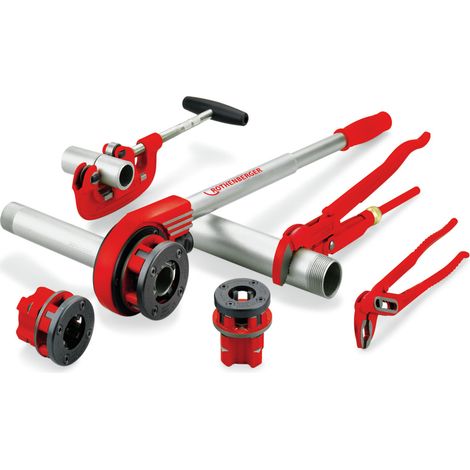 SANIKIT mit Eckrohrzange SUPER S 1", 10-teilig (1/2)