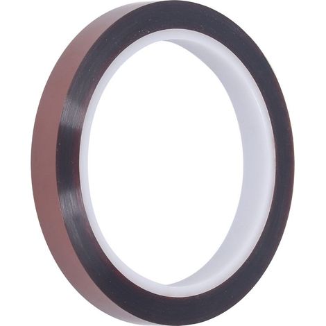 Ruban résistant à la chaleur PI 12mm x 33m, ruban isolant haute température pour entretien (1/5)