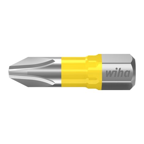 Wiha Juego de bits, bit Y de 25 mm Phillips (PH2), de 5 unid., de 1/4" C6,3 en caja (41586) (1/2)