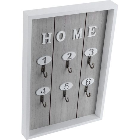 Schlüsselhalter zur Wandmontage aus Holz, Schlüsselorganizer, dekorativer Haken zum Aufhängen von Schlüsseln, Wohnaccessoire (C) (1/5)