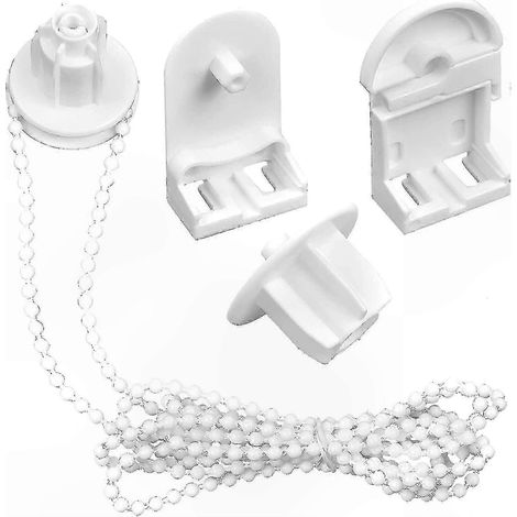 Zubehörset für 25-mm-Rollos, Ersatzteile mit 2 m Schnur, zur Reparatur und Montage von Fensterrollos (1/4)