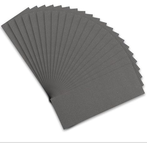 Papier de Verre, Abrasif Grains Utilisé pour polir le métal bois les voiture, à Poncer pouces (1/5)