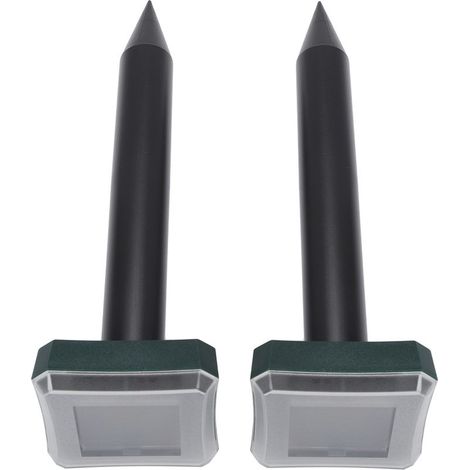 2 pièces ultrasons solaire serpent souris ravageur rongeur répulsif Anti moustique jardin cour (1/5)