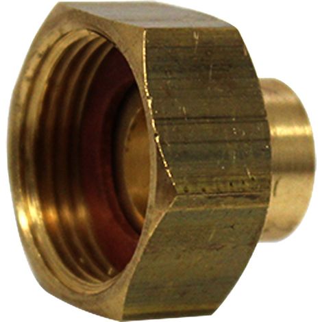 Raccord droit 2 pièces 359 GCU femelle 3/4" (20/27) - Tube Cuivre Ø14 - Arcanaute (1/4)