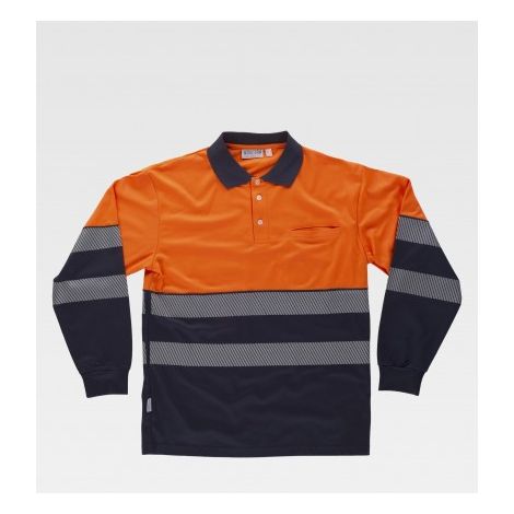 Polo de Alta Visibilidad con interior en tejido afelpado WORKTEAM C3891