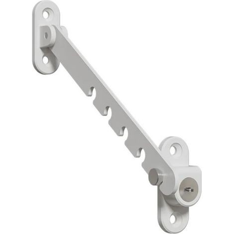Metallschlösser für Türen und Fenster, Sicherheitsketten und Fensterverriegelungssets – Geeignet für Türen, Fenster, Kühlschränke, Schranktüren und Zäune. (1/5)