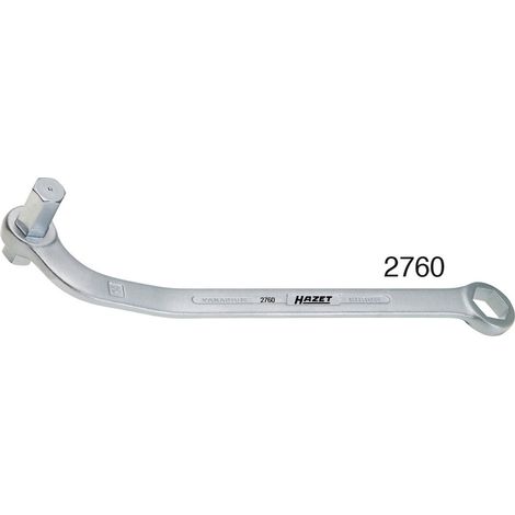 Hazet Clé de vidange d'huile - Taille: 14 x 17 - Longueur totale: 237 mm - 2760