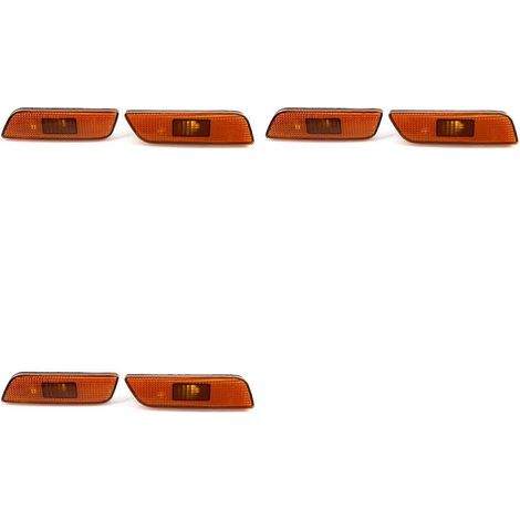 6x Carcasa de luz de posición/intermitente para parachoques delantero de automóvil Volvo S80 1999-2006 9188263 9188264() (1/2)