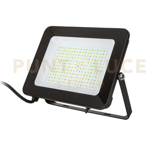 GES2341 PROIETTORE CCT LED 3000-4000-6500K 9800-10800-10000LM 100W NERO OPACO CON STAFFA