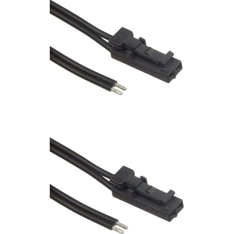 Cyclingcolors – Câble flexible avec connecteur rapide mâle – Lot de 2 câbles 1,8m pour ruban LED 12V 24V – Connexion cuisine, salle de bain