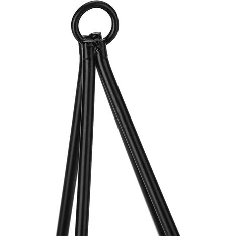 Support pour plantes aériennes, étagère suspendue quadrilatérale pour Tillandsia, décoration de chambre (noir) (1/5)