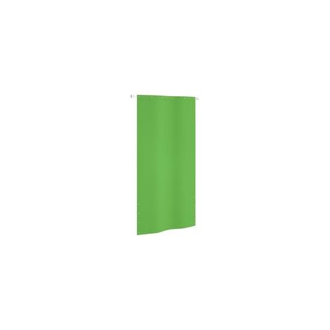 Paravent de balcon, vert clair, 120 x 240 cm, tissu Oxford - Crezuo (1/4)