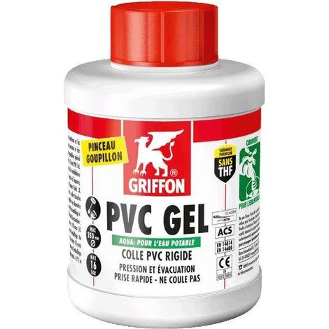 PVC Gel Aqua Speciale Adesivo per acqua potabile GRIFFON vaso da 500 ml - 6140215