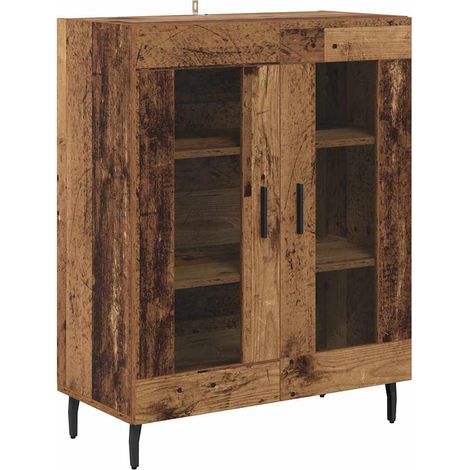 Maison La Vie - Buffet Salon Moderne - Meuble de rangement - Bois Ancien 69,5 x 34 x 90 cm Bois d'ingénierie bu3082 (1/5)