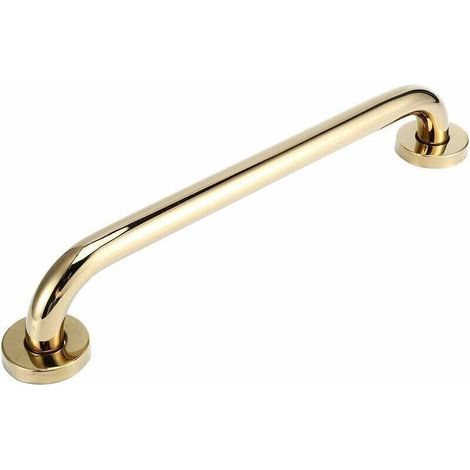 Duschhaltegriff – Vergoldeter Edelstahl – 30 cm – Badezimmersicherheit – Sicherheitsgriff – Badewannenzubehör
