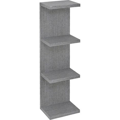 Étagère ouverte RIWA 20x70x15cm, chêne argenté (1/2)