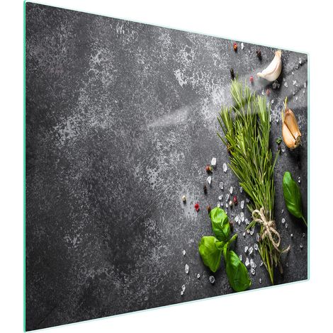Planche à découper en verre 52x30 épices