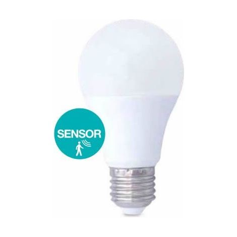 Lampadina LED 10W con sensore di presenza E27 3000K