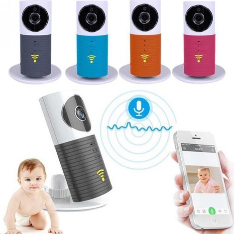 TrAdE Shop Traesio - Telecamera Wifi Videosorveglianza Ip Camera Sensore Di Movimento Led P2p Microsd - (1/2)