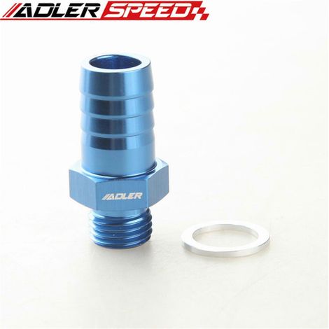 Schlauchadapter M14x1,5 auf 5/8" (15,9 mm) für Bosch 044 Kraftstoffpumpeneinlass, blau (1/5)