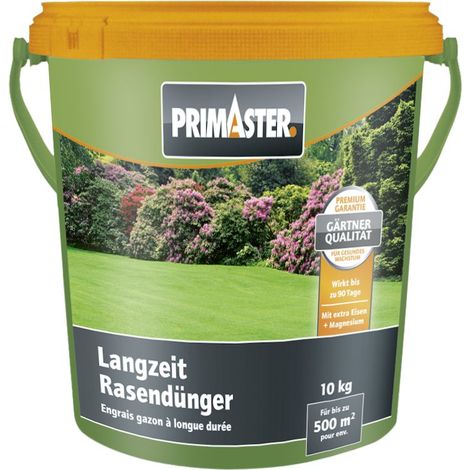 Primaster Rasendünger mit Sofortwirkung und Langzeitwirkung 10 kg 500 m² Dünger